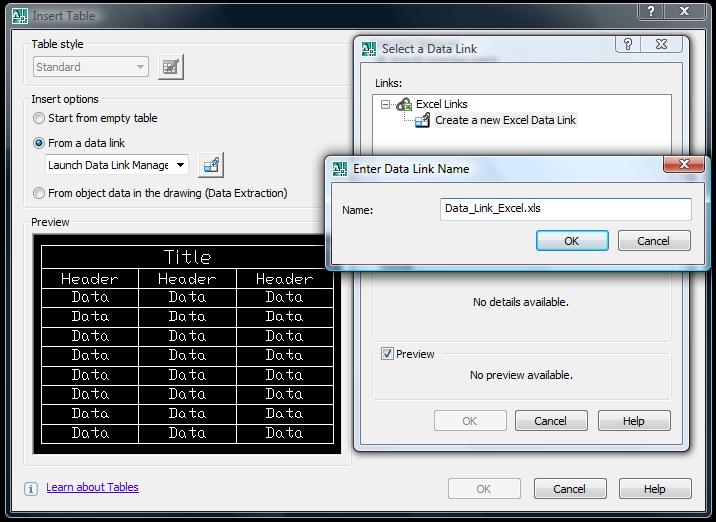 AutoCAD 2008 - Excel